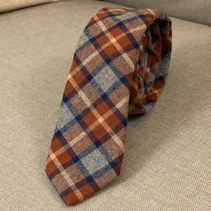 Penguine wool skinny tie
